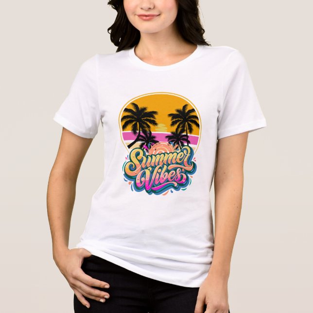 Chasing Summer Vibes Tri-Blend Shirt (Vorderseite)