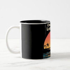 Chasing The Last Ray – Sunset Dreamer Aesthetic Zweifarbige Tasse