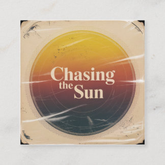 Chasing The Sun Telefonnummerkarte