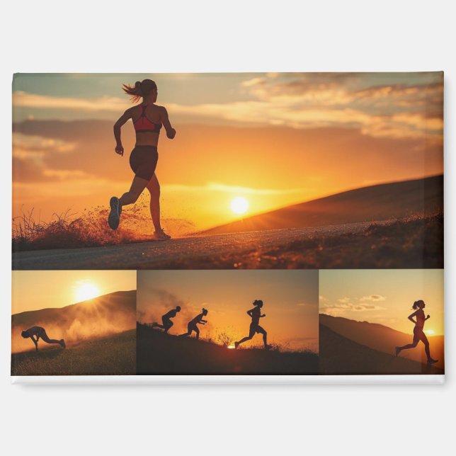 Chasing the Sunset – Magnetic Postcard Magnet (Vorderseite)