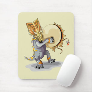 Chasmosaurus Tancing A Shaman Ritual Mousepad