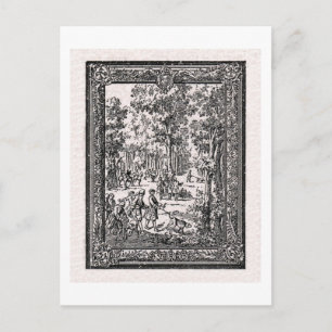 Chasse D'Oudry Postkarte