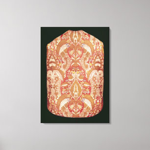 Chasuble, gemusterte Seide der Spitzes, Franzosen, Leinwanddruck