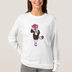 Chat als Sekretär mit Notepad T-Shirt