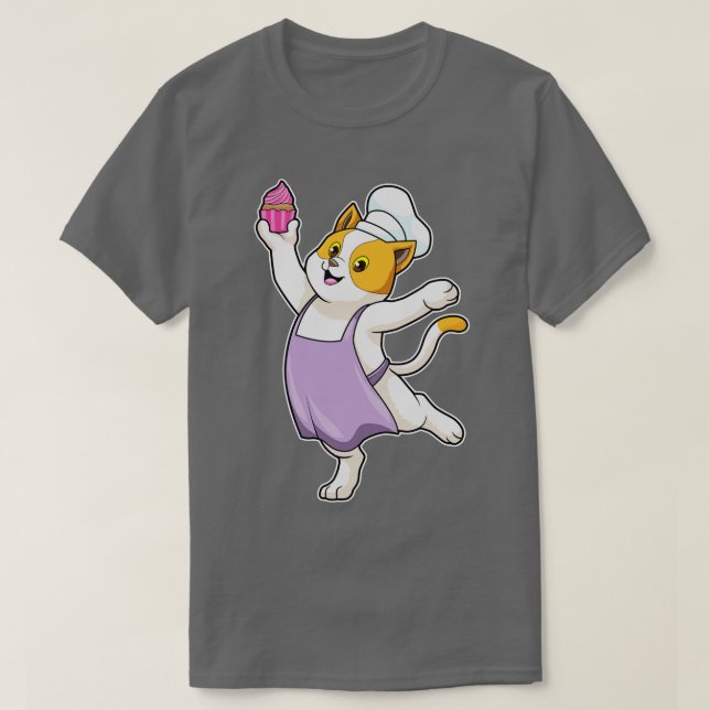 Chat as Cook with Cooking Schürze Muffin T-Shirt (Design vorne)