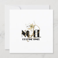 Chat Blanc, Noël und Bonne Année