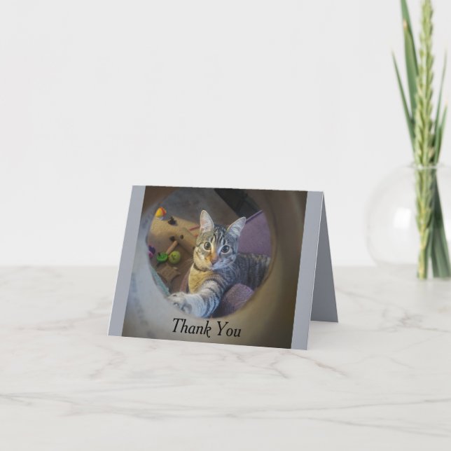 Chat Dankeschön Karte (Vorderseite)