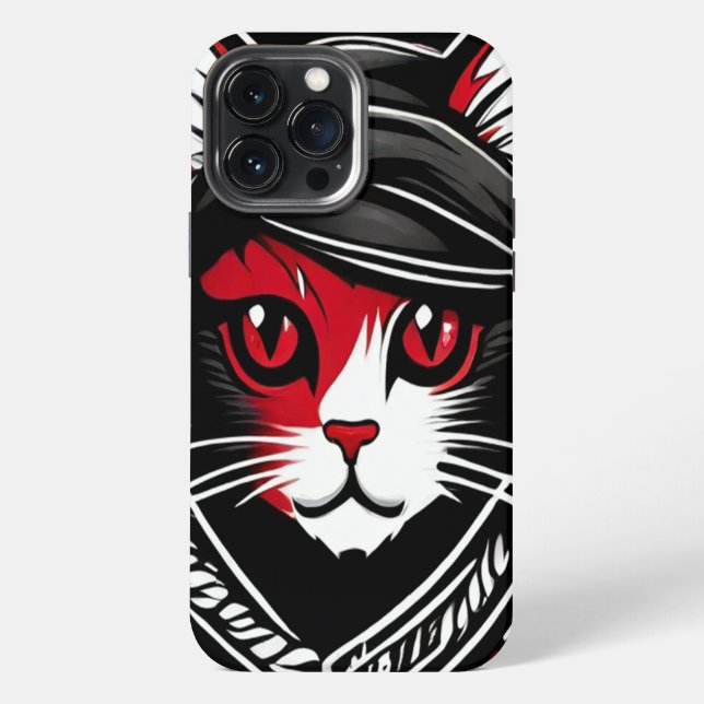 Chat-Design iPhone Hülle (Rückseite)