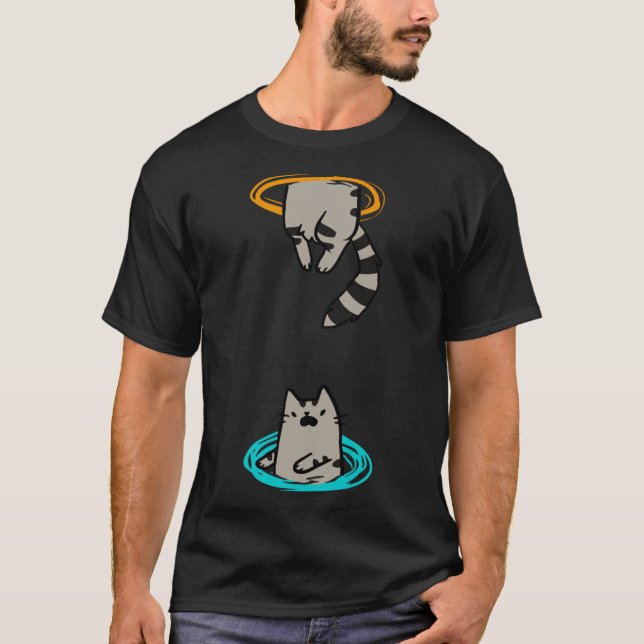 Chat Funny Video Game Tier T-Shirt (Vorderseite)