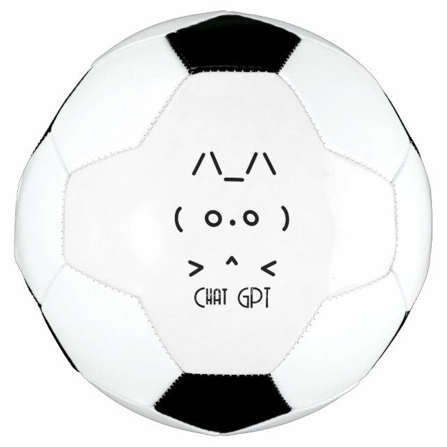 Chat GPT Soccer Ball (Vorderseite)