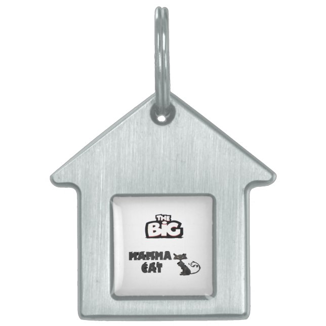 Chat-Karten, schwarz und weiß Tiermarke (Vorderseite)