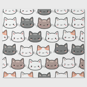 Chat Liebhaber Sammlung Wrapping Paper Geschenkpapier