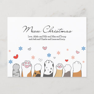 Chat Lover Christmas Card Tierlover Postkarte