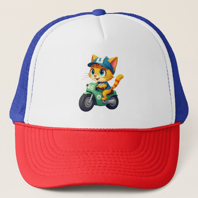 Chat lustig truckerkappe (Vorderseite)