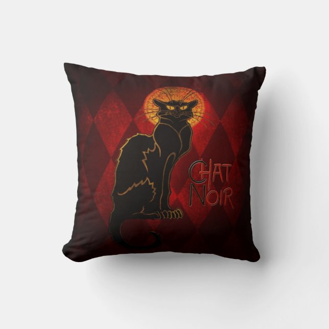 Chat-Noir Amerikaner MoJo Kissen (Vorderseite)