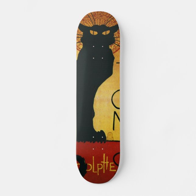 Chat Noir - Black Cat Skateboard (Vorderseite)