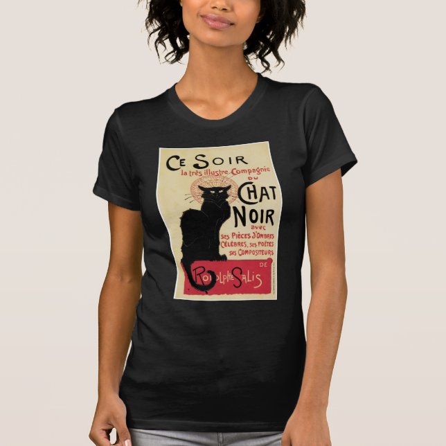 Chat Noir~Black Katze T-Shirt (Vorderseite)
