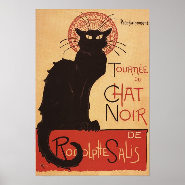 Chat Noir Cabaret Troupe Black Cat Promo Poster (Vorne)