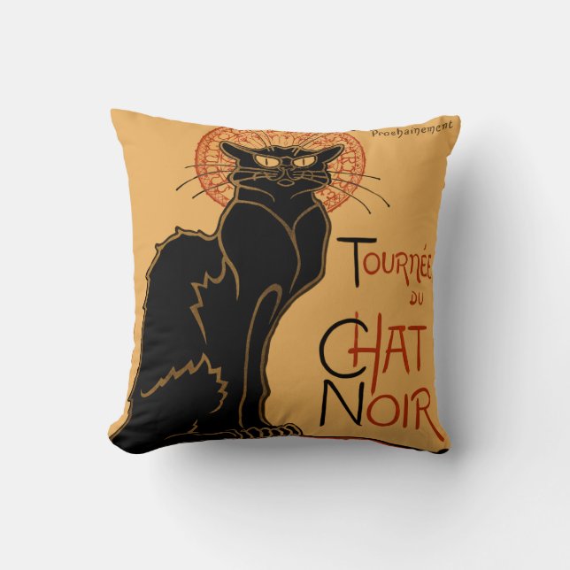 Chat Noir Cushions Kissen (Vorderseite)