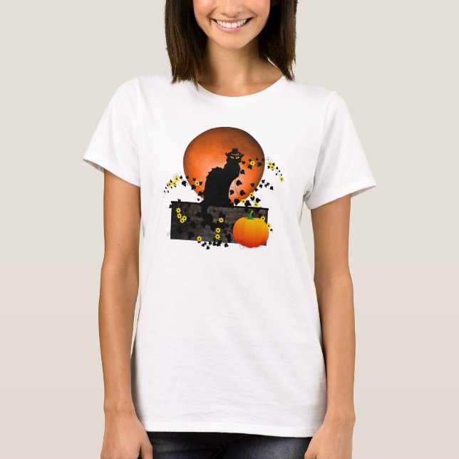 Chat Noir Erntedank T-Shirt (Vorderseite)
