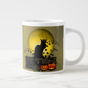 Chat Noir Halloween Jumbo-Tasse