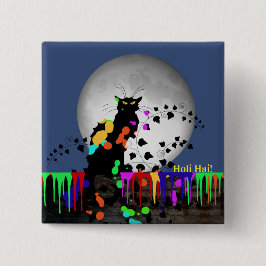 Chat Noir Holi Hai Button