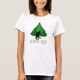 Chat Noir Joyeux Weihnachten T-Shirt