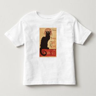 Chat-Noir Kabaretttroupe-schwarze Kleinkind T-shirt