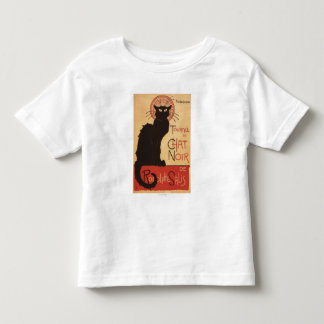 Chat-Noir Kabaretttroupe-schwarze Kleinkind T-shirt