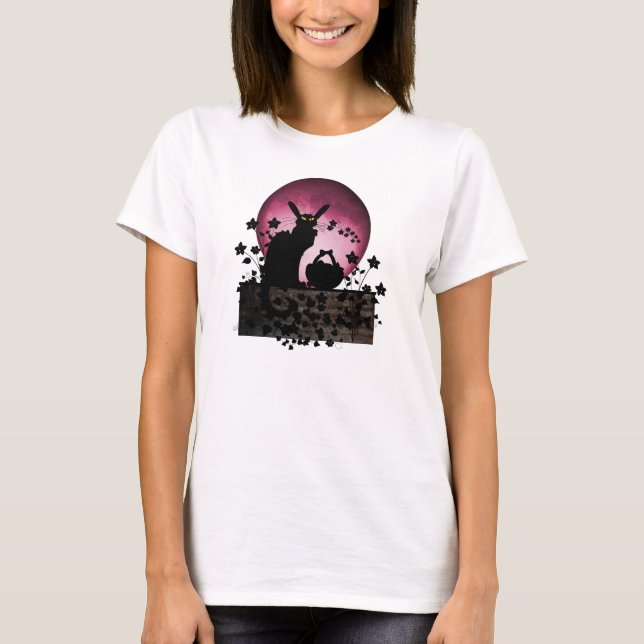 Chat Noir Ostern T-Shirt (Vorderseite)