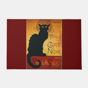 Chat Noir - Schwarze Katze Fußmatte