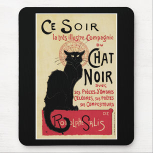 Chat Noir~Schwarze Katze Mousepad