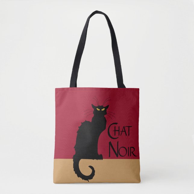 Chat-Noir Taschen-Tasche (Vorderseite)