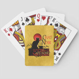 Chat Noir und Café Noir Spielkarten