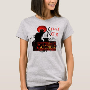 Chat Noir und Café Noir T - Shirt