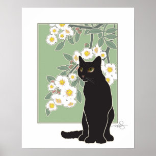 Chat Noir und Fluer de Pommier Poster