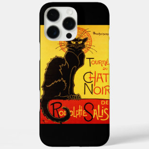 Chat Noir vintage Retro Belle Epoque Vintage Katze iPhone 16 Pro Max Hülle