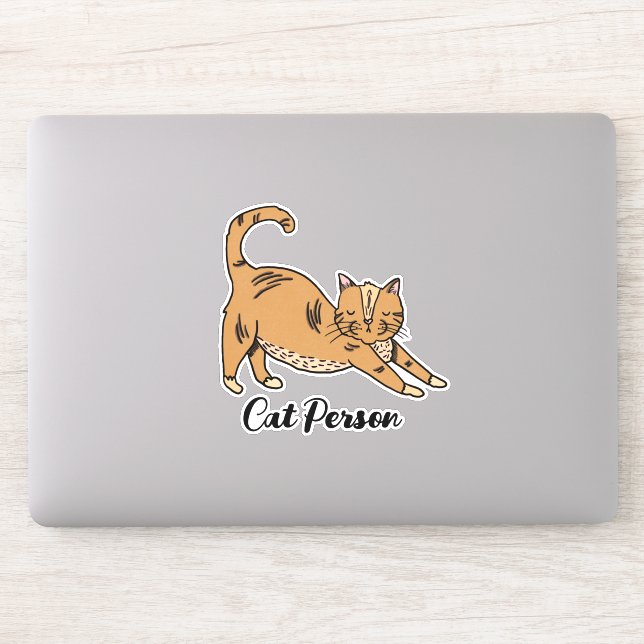 Chat Person Niedlich Illustriert Aufkleber (Computer)