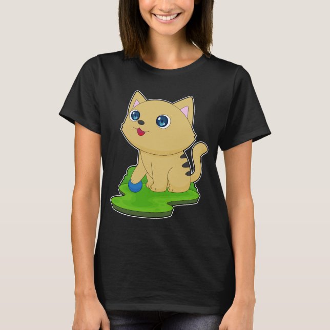 Chat Playing T-Shirt (Vorderseite)