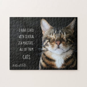 Chat Quote / Zen Cat Foto Puzzle