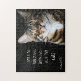 Chat Quote / Zen Cat Foto Puzzle