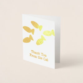 Chat Vielen Dank - Hinzufügen von Kitty Foto Insid Folienkarte