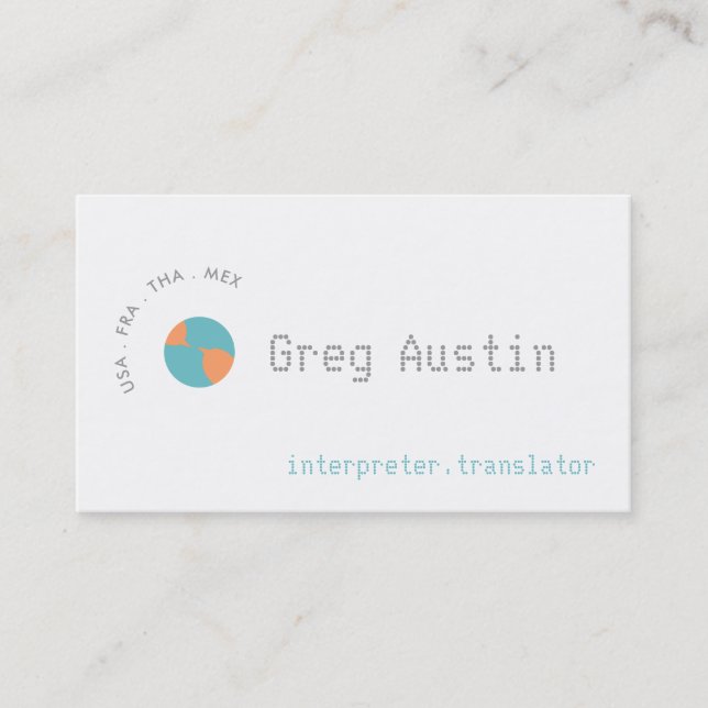 Chat Visitenkarte (Vorderseite)