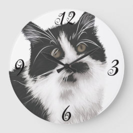 Chat Wall Clock Große Wanduhr