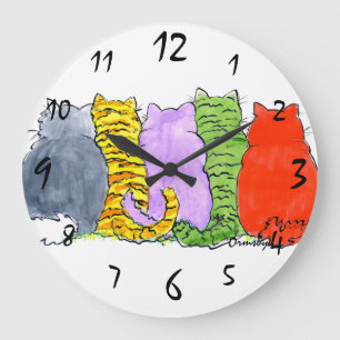 Chat Wall Clock Große Wanduhr