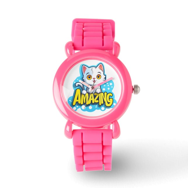Chat Watch ausschneiden Armbanduhr (Vorderseite)
