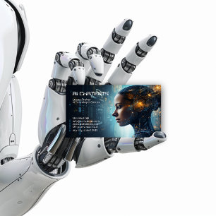 Chatbot Company für künstliche Intelligenz Visitenkarte