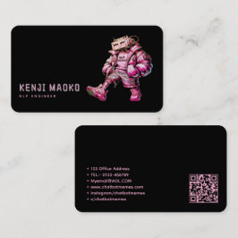 🤖 Chatbot Developer Conversation AI Engineer NLP Visitenkarte