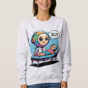 Chatbot Memes Ai Therapist Therapeut Chatbot Sweatshirt