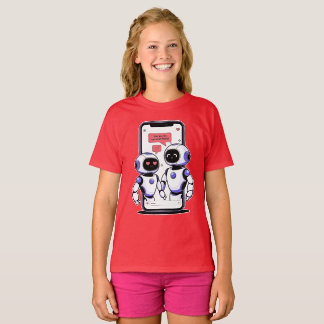 Chate für technische Liebe T-Shirt (Vorne ganz)